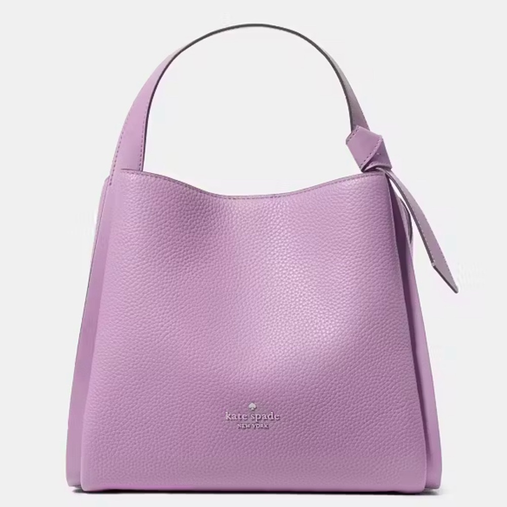 Kate Spade Knott Convertible Carryall Wisteria Purple - Picture 12 of 14